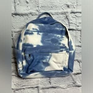 Bp canvas blue tie dye back pack new